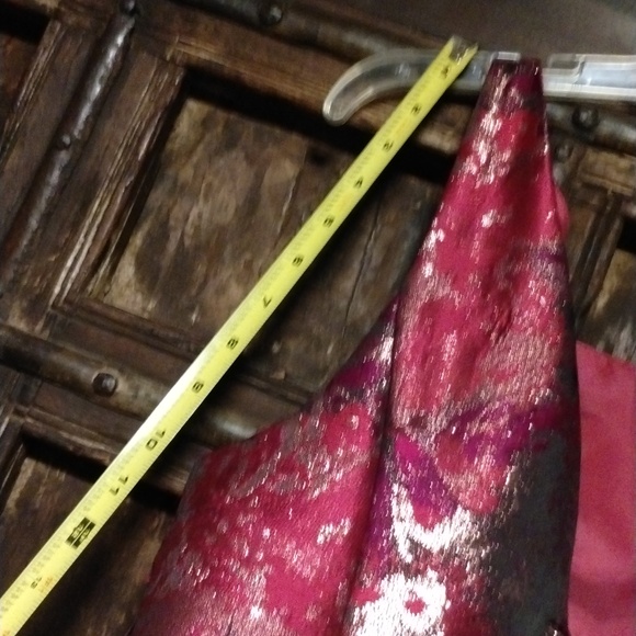 Adrianna Papel Magenta floral dress 16 - Picture 8 of 15